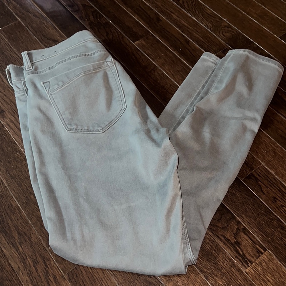 Grey jean leggings
